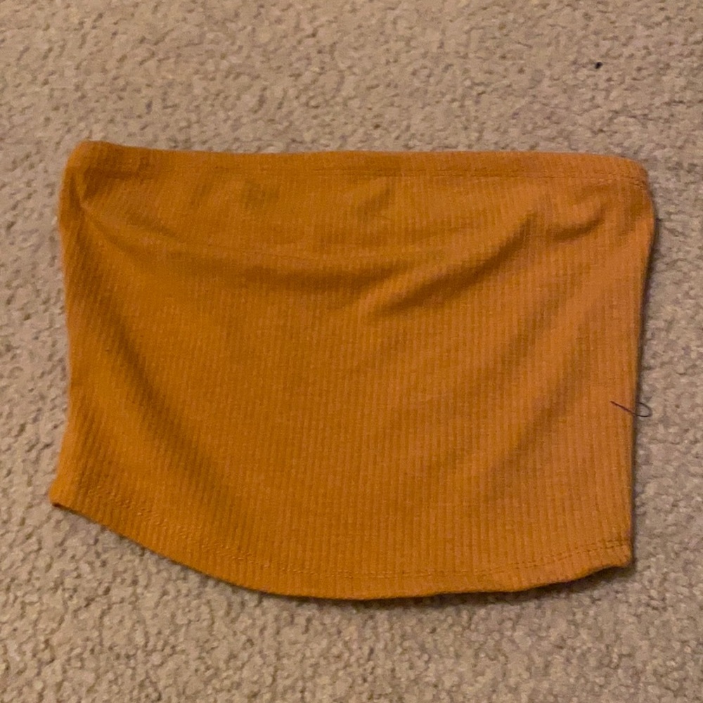 Orange tube top